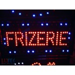 Reclama luminoasa Led "Frizerie" cu animatie (LTK-DSPF) - www.lutek.ro